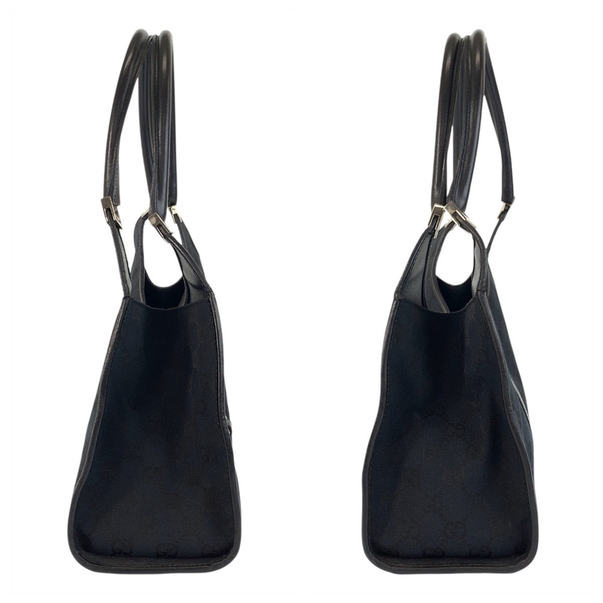 17390
GUCCI グッチ ジャッキー ブラック 黒 GGキャンバス / レザー 002 1067 ショルダーバッグ ハンドバッグ  レディース AB41