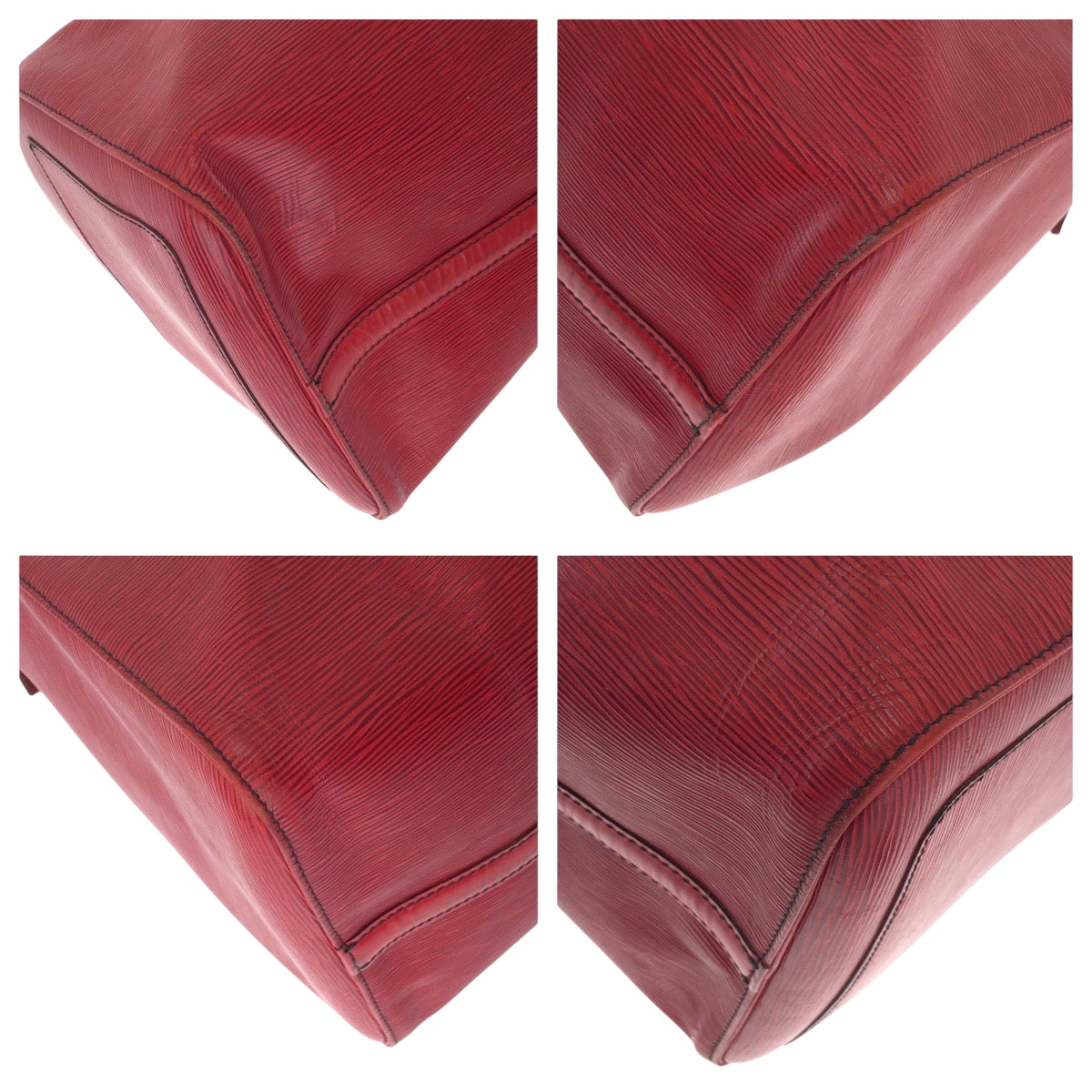 17397
LOUIS VUITTON ルイヴィトン エピ キーポル55 レッド ゴールド金具 エピレザー M42957 ボストンバッグ ハンドバッグ  レディース