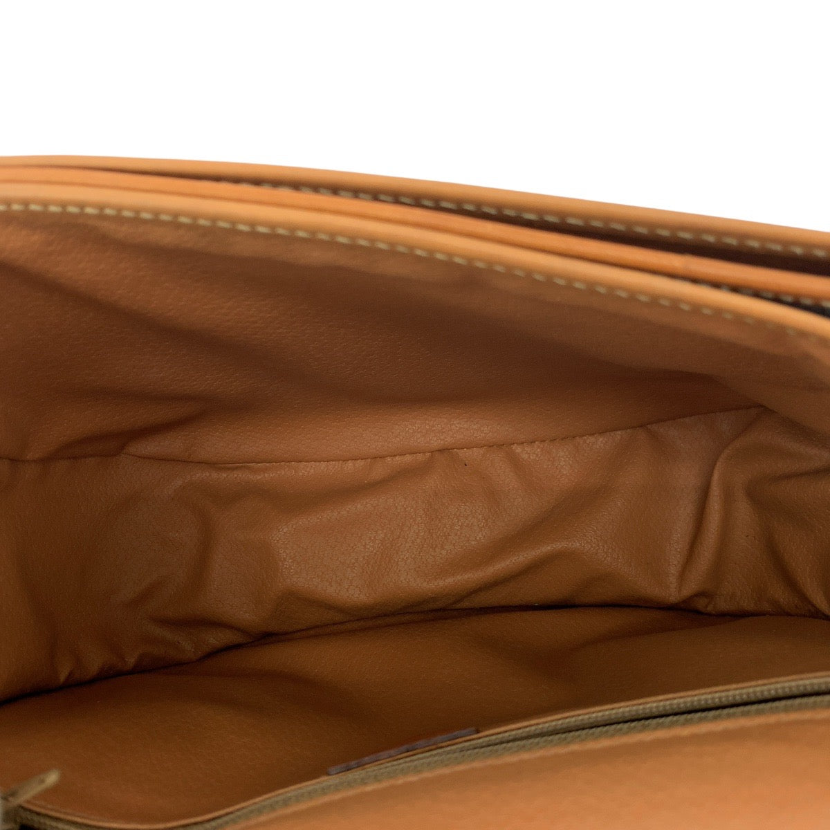 17399
CELINE セリーヌ ヴィンテージ マカダム ブラウン ゴールド金具 PVC / レザー ショルダーバッグ ポシェット レディース AB29