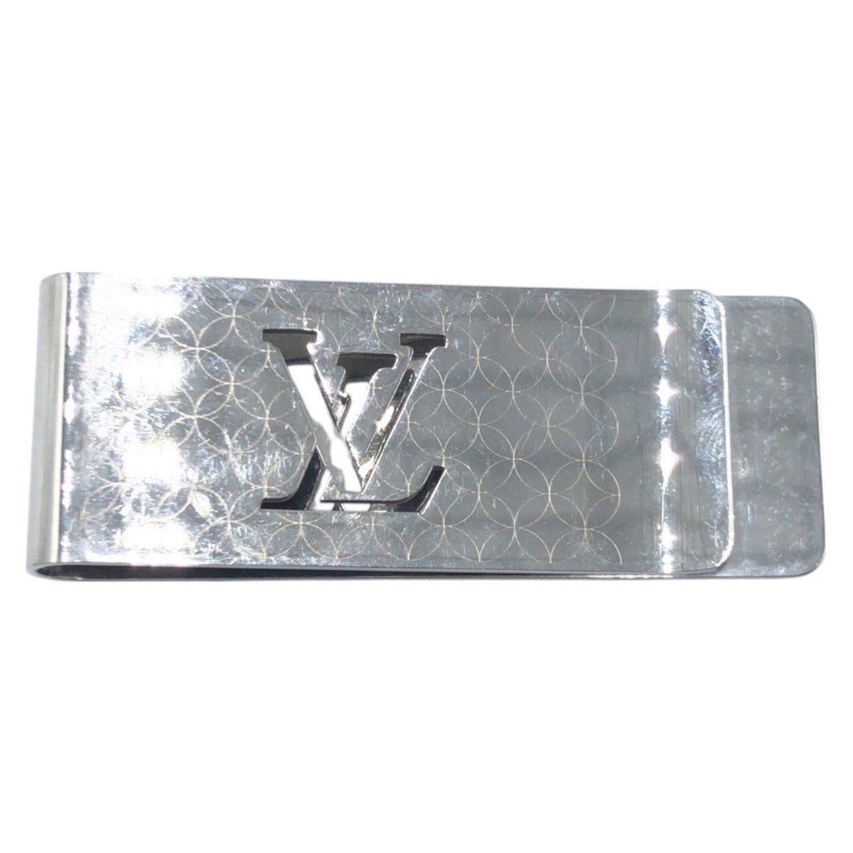 17403
LOUIS VUITTON ルイヴィトン シャンゼリゼ シルバー メタル M65041 マネークリップ 男女兼用  メンズ