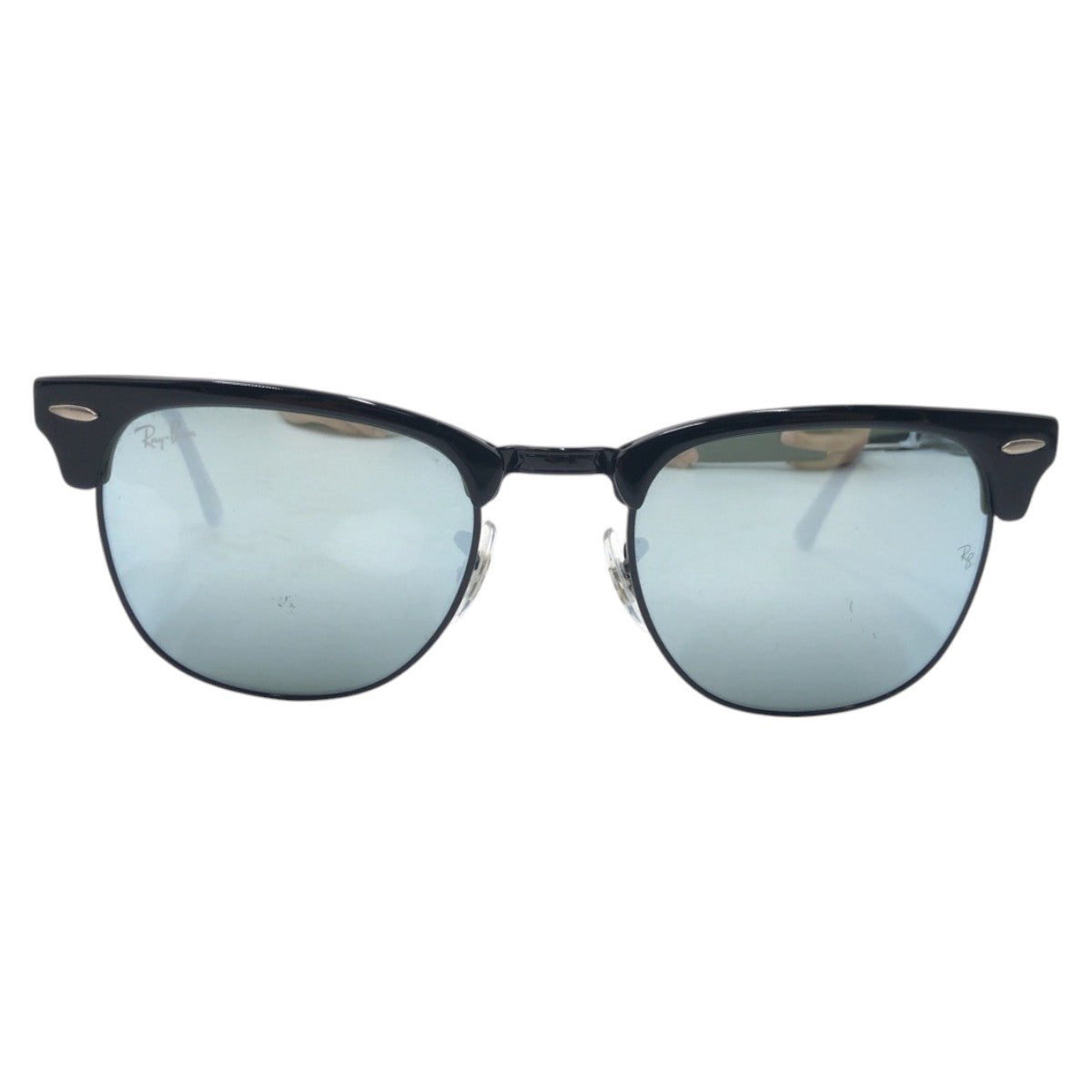 17405
Ray-Ban レイバン CLUBMASTER ブラック 黒 ミラー プラスチック RB3016 1229/30 サングラス 男女兼用 ウェリントン  メンズ ABP15