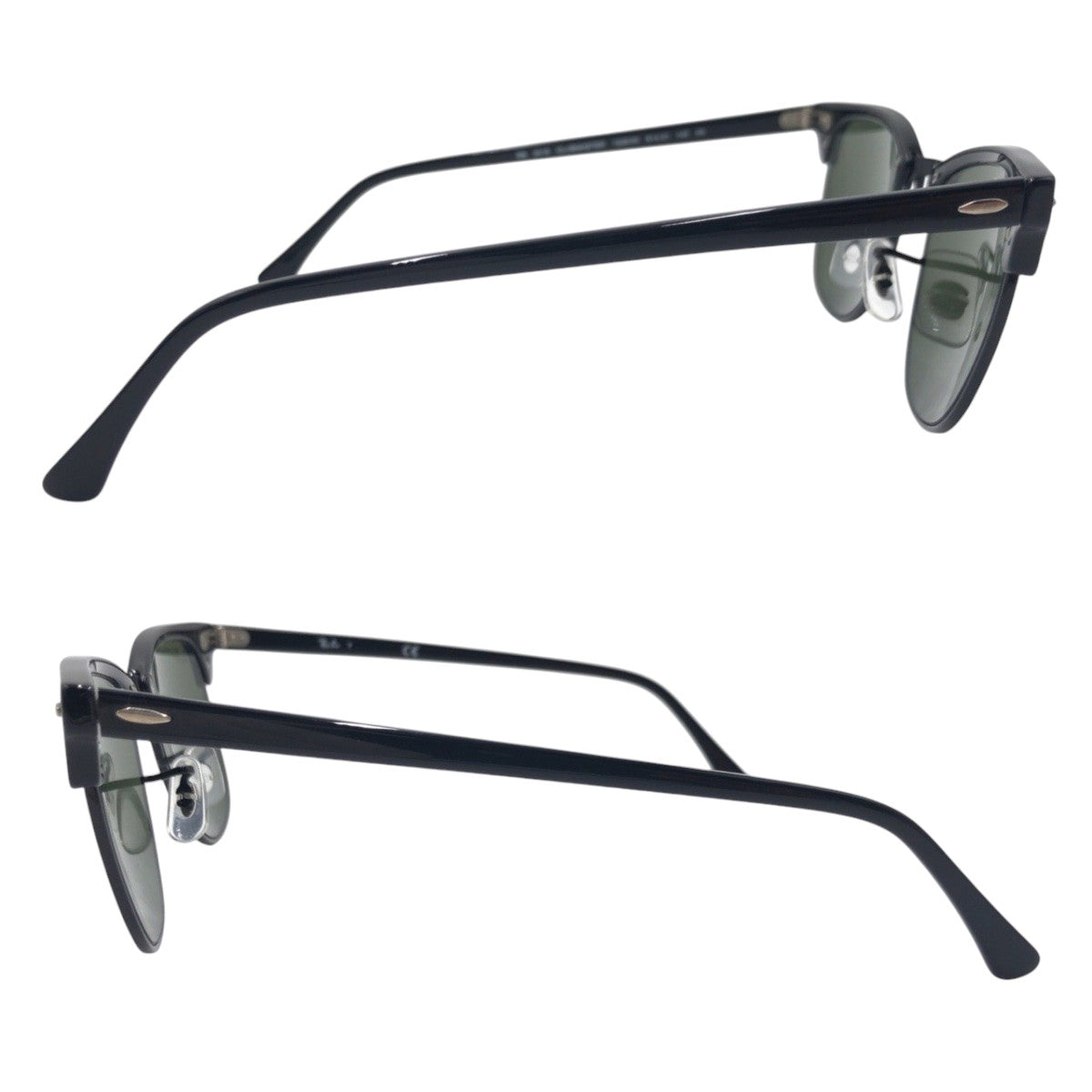 17405
Ray-Ban レイバン CLUBMASTER ブラック 黒 ミラー プラスチック RB3016 1229/30 サングラス 男女兼用 ウェリントン  メンズ ABP15