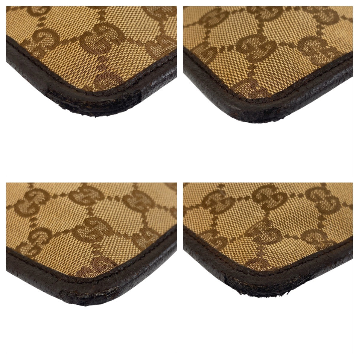 17411
GUCCI グッチ ベージュ ブラウン レザー 27639 ショルダーバッグ ポシェット  レディース AB24