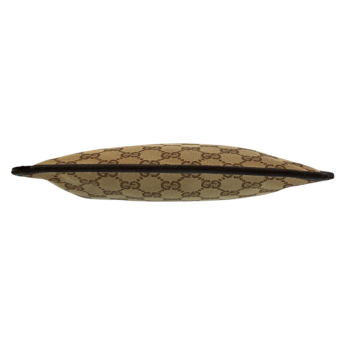 17411
GUCCI グッチ ベージュ ブラウン レザー 27639 ショルダーバッグ ポシェット  レディース AB24