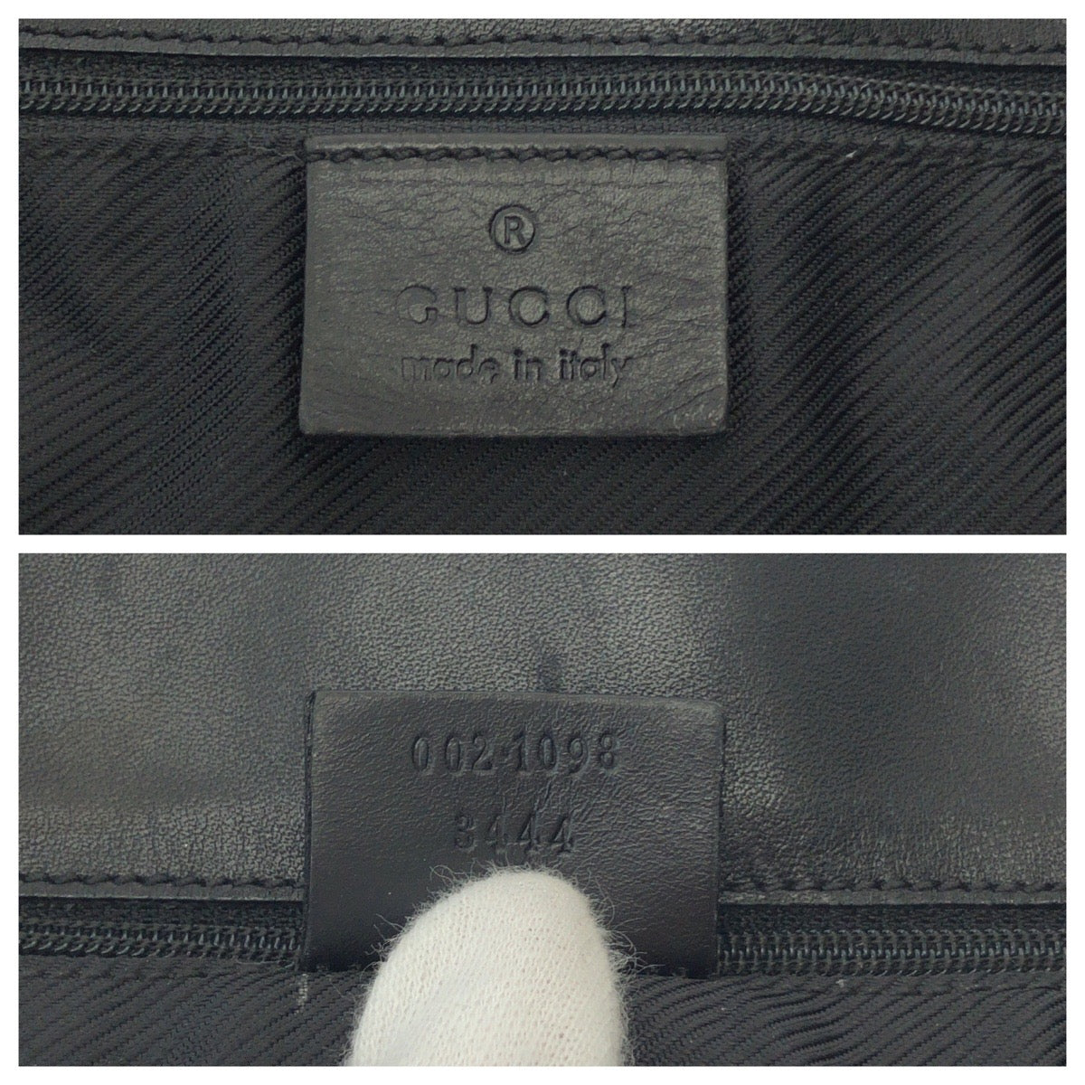 17412
GUCCI グッチ ブラック 黒 シルバー金具 GGキャンバス 002 1098 トートバッグ ショルダーバッグ  レディース AB28