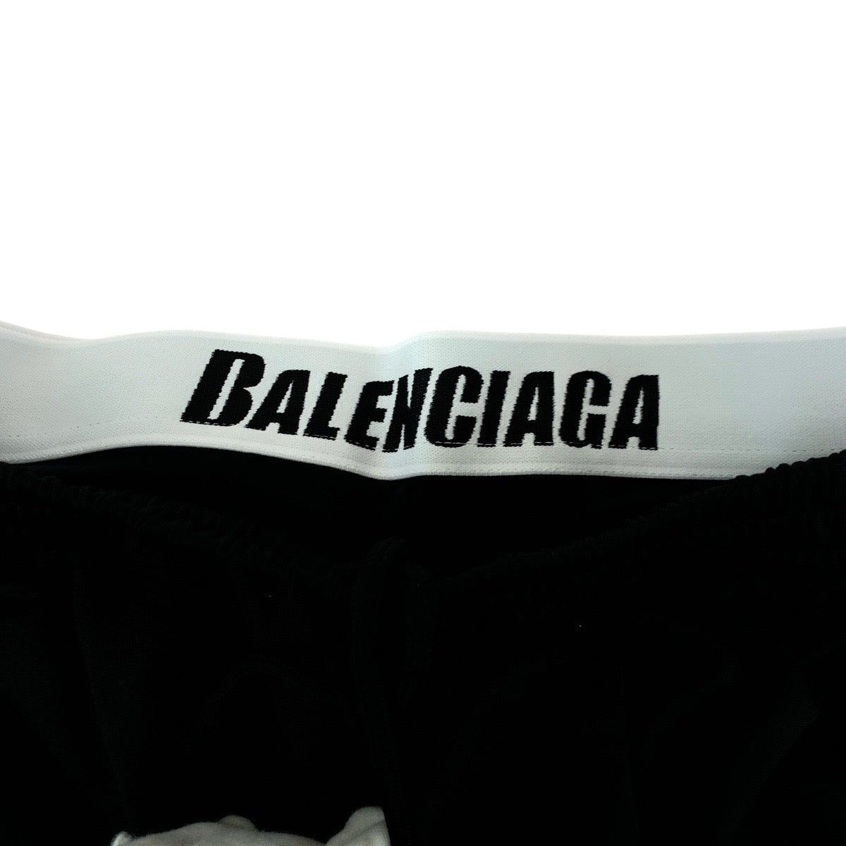 17417
BALENCIAGA バレンシアガ レイヤードメッシュロゴ サイズS ブラック 黒 ホワイト ポリエステル 698317 4C0B4 ハーフパンツ ショートパンツ  メンズ