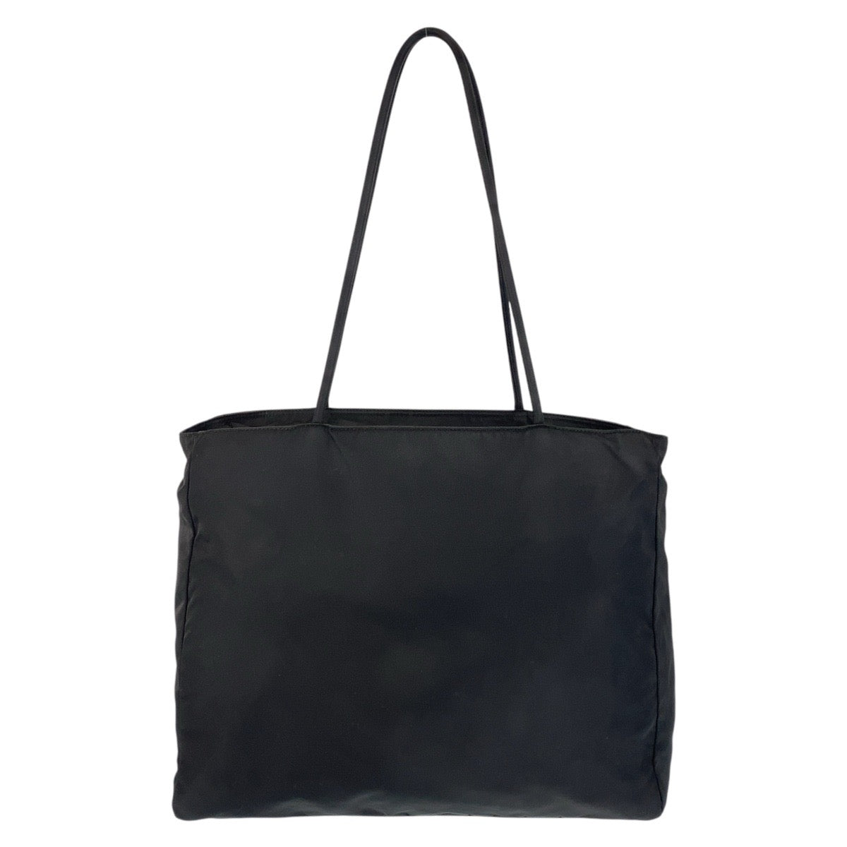 17420
PRADA プラダ テスート 三角ロゴプレート ブラック 黒 シルバー金具 ナイロン トートバッグ ショルダーバッグ  レディース AB40