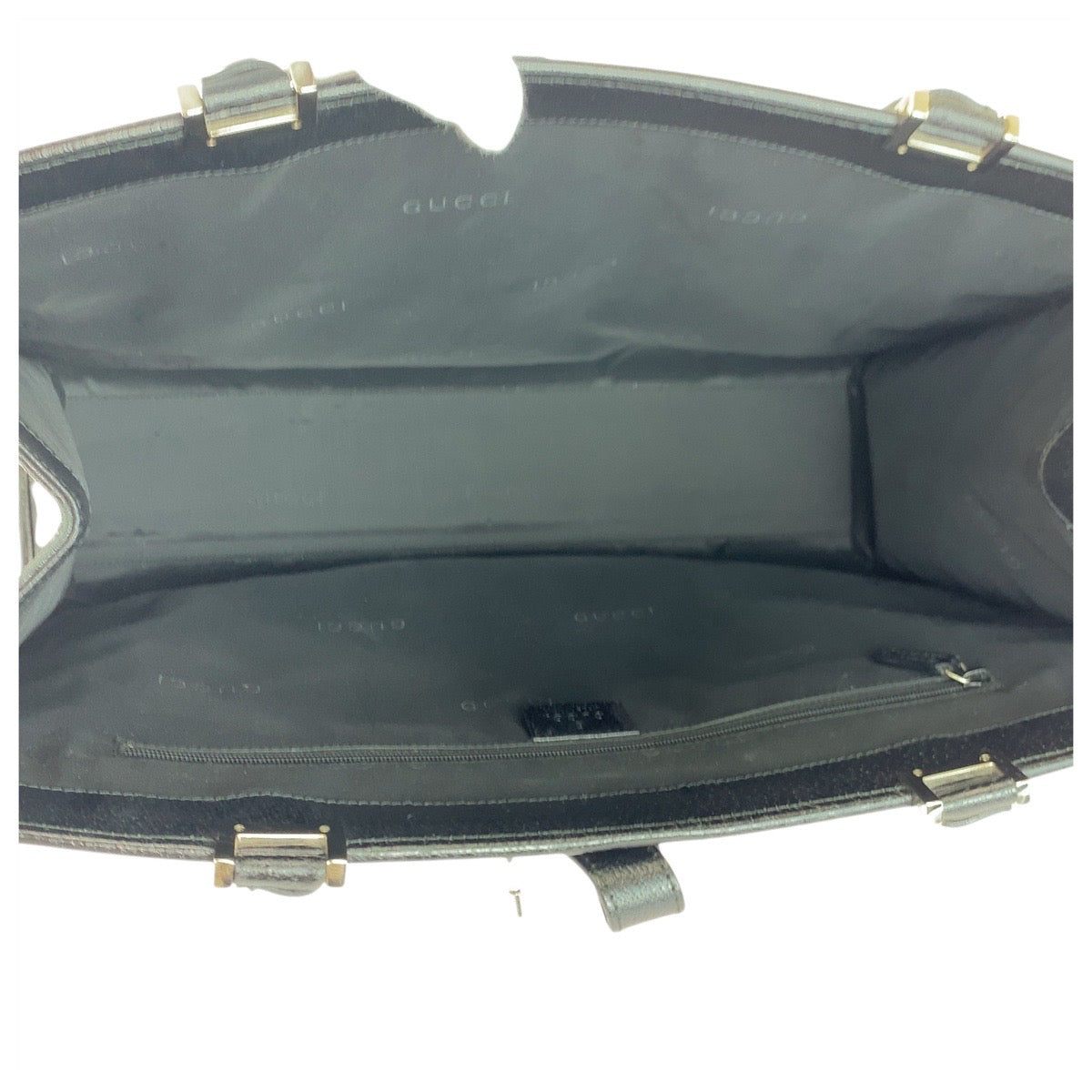 17421
GUCCI グッチ ジャッキー ブラック 黒 シルバー金具 レザー 002 1074 トートバッグ ショルダーバッグ  レディース A58