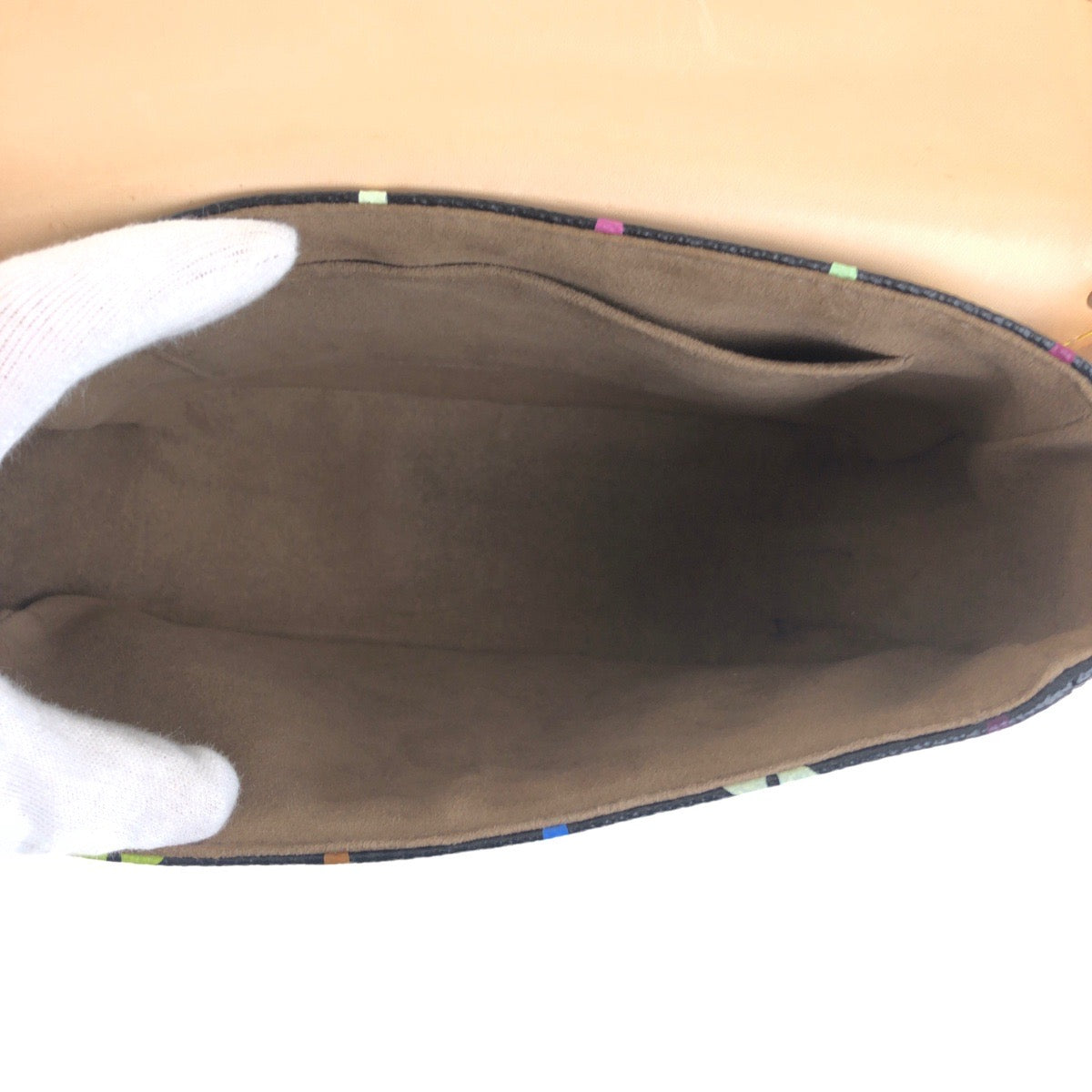 17424
LOUIS VUITTON ルイヴィトン モノグラム マルチカラー ソローニュ マルチカラー ゴールド金具 PVC M92639 斜め掛け ショルダーバッグ レディース ABP198