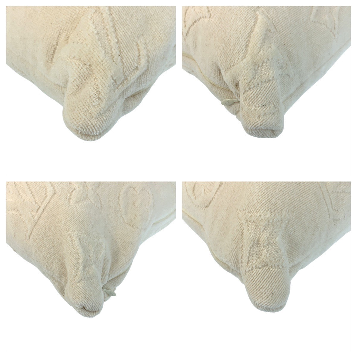 17427
LOUIS VUITTON ルイヴィトン クッサン LVバケーション クリーム アイボリー コットン M77528 インテリア クッション 男女兼用  レディース A58