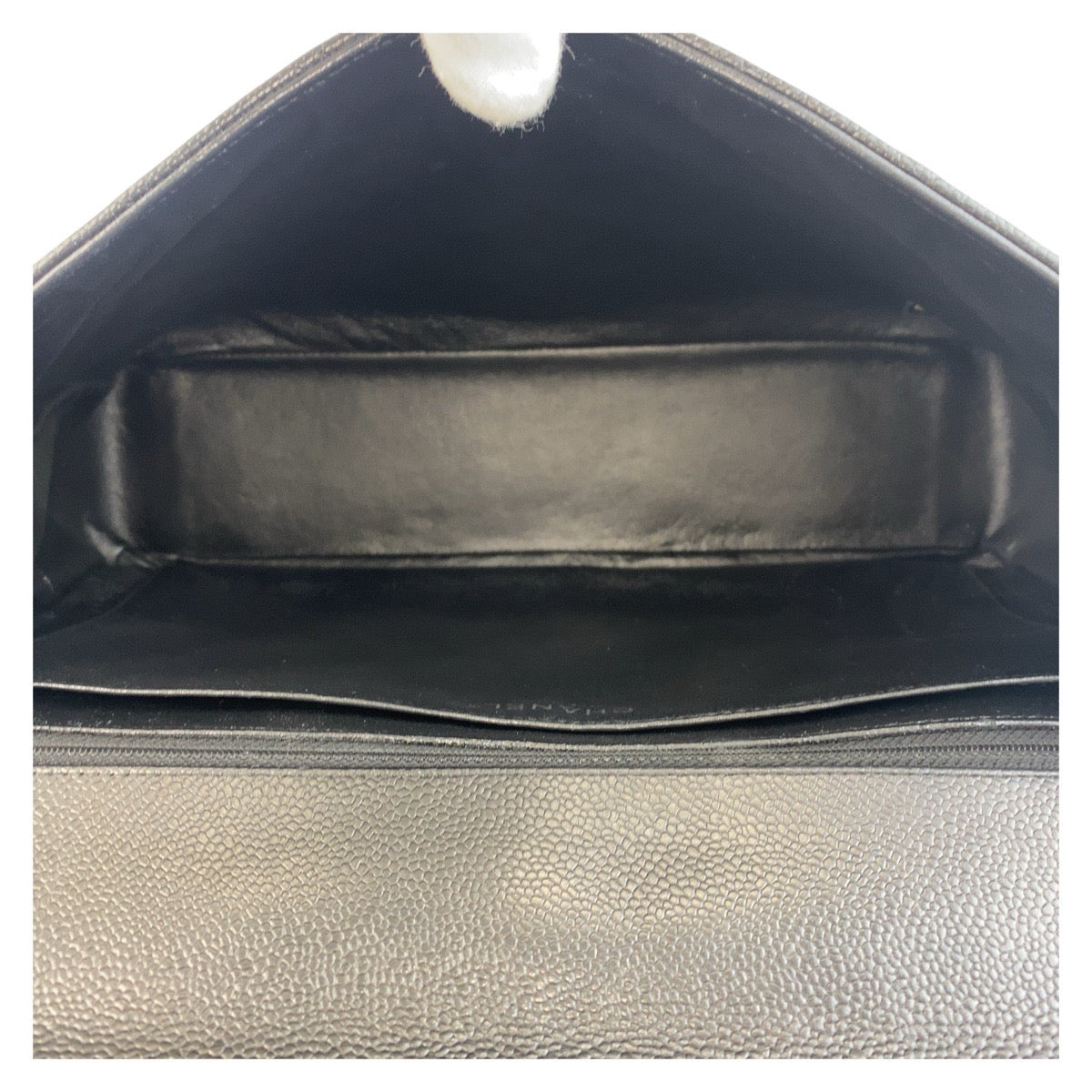 17429
CHANEL シャネル マトラッセ34 デカマト ココマーク ターンロック ブラック 黒 シルバー金具 キャビアスキン チェーンショルダーバッグ  レディース A510
