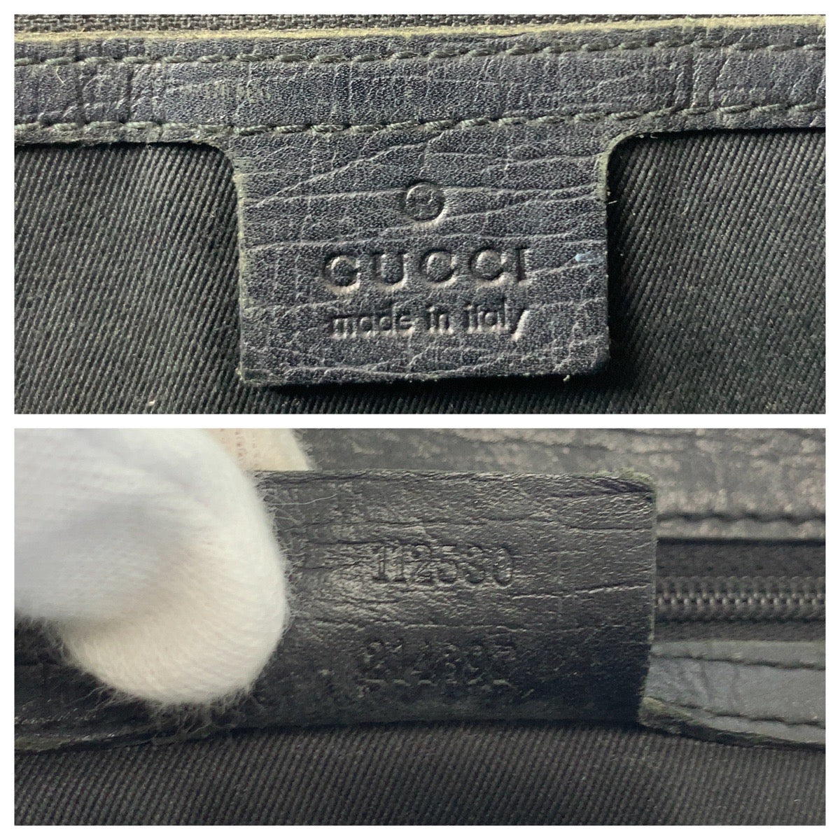 17439
GUCCI グッチ バンブー ブラック 黒 GGキャンバス / レザー 112530 トートバッグ ショルダーバッグ  レディース AB25