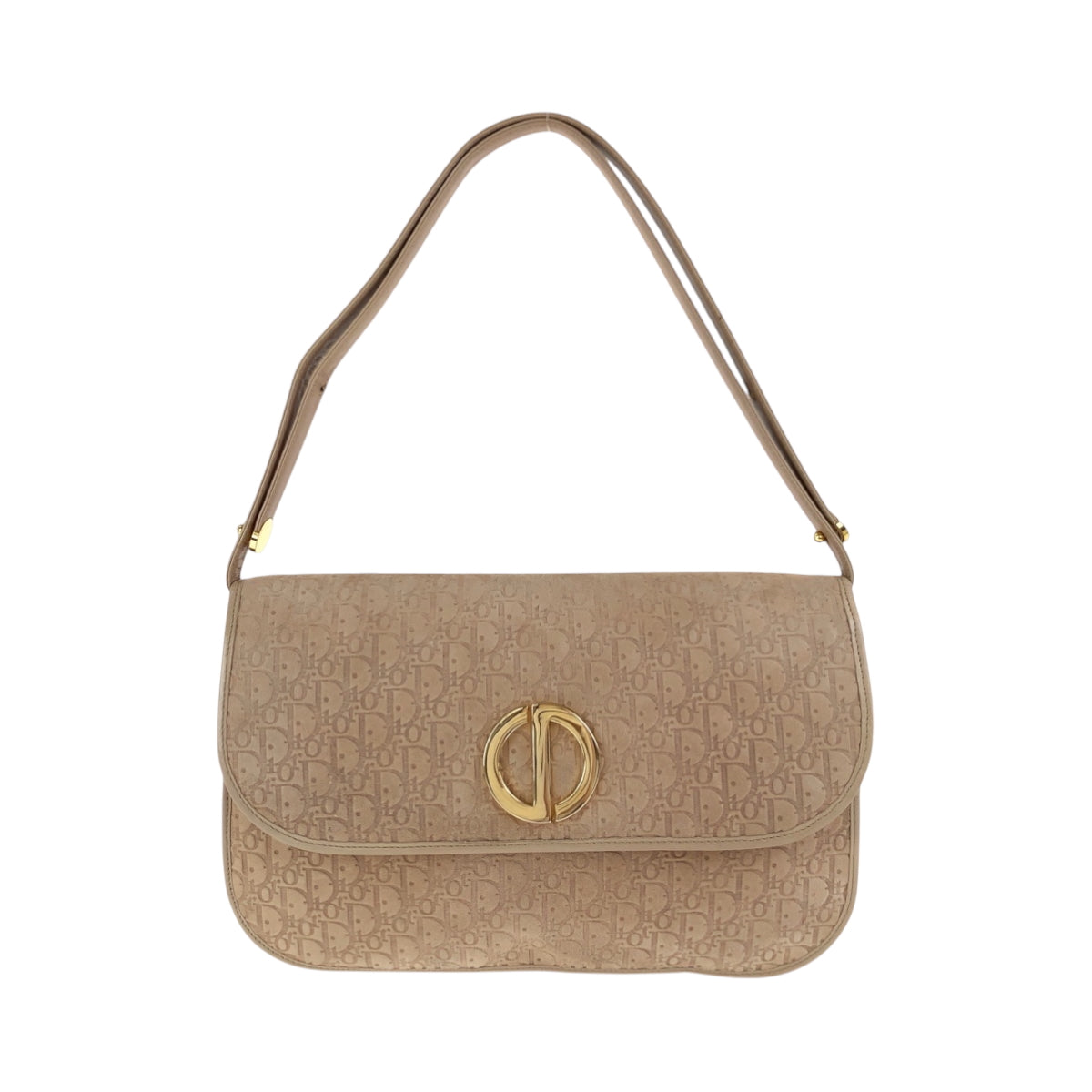 17440
Dior ディオール トロッター ベージュ ゴールド金具 スウェード ワンショルダーバッグ ハンドバッグ  レディース ABP40