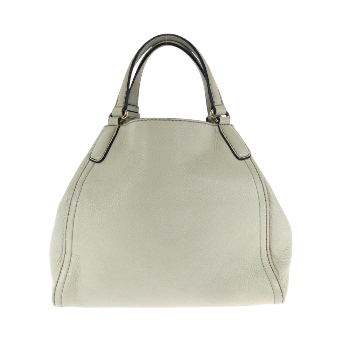 17441
GUCCI グッチ ソーホー インターロッキング フリンジ アイボリー ゴールド金具 レザー 386751 ショルダーバッグ ハンドバッグ 2way  レディース AB63