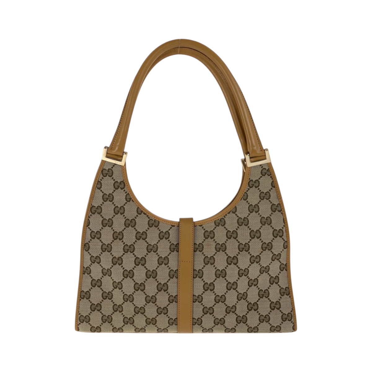 17449
GUCCI グッチ ジャッキー ベージュ ライトブラウン ゴールド金具 GGキャンバス 002 1067 ショルダーバッグ ハンドバッグ  レディース