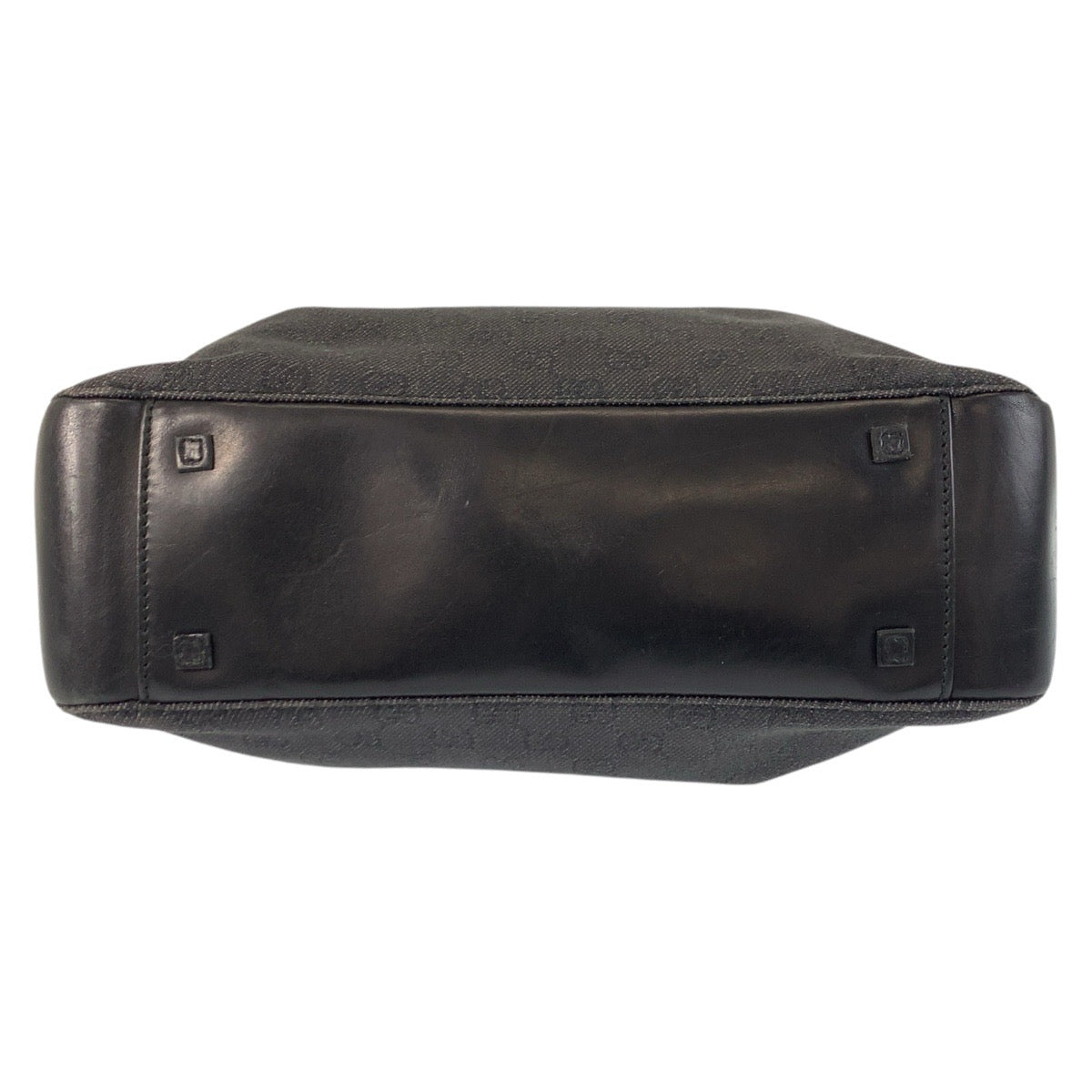 17450
GUCCI グッチ ブラック 黒 GGキャンバス / レザー 101919 トートバッグ ショルダーバッグ  レディース AB33
