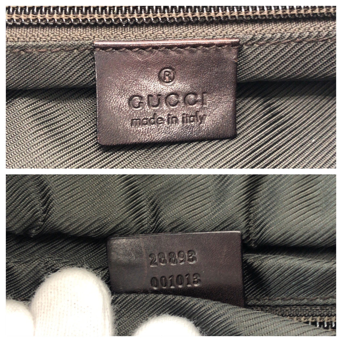 17451
GUCCI グッチ ブラウン シルバー金具 GGキャンバス 28893 トートバッグ ハンドバッグ  レディース AB16