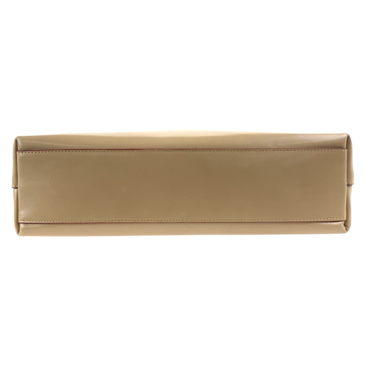 17455
PRADA プラダ パンチング ベージュ ボルドー レザー / スウェード トートバッグ ハンドバッグ  レディース
