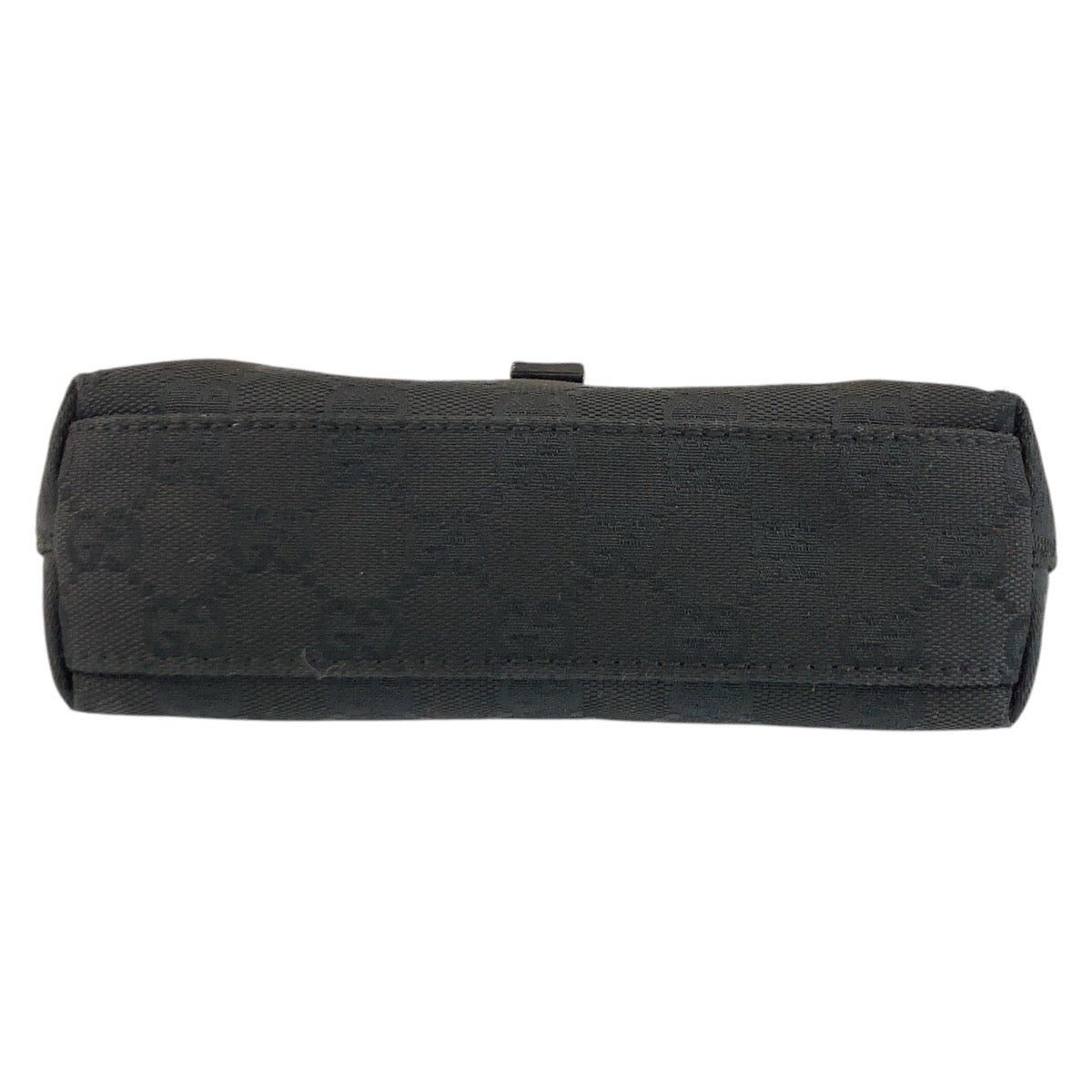 17456
GUCCI グッチ ブラック 黒 シルバー金具 GGキャンバス 92543 ボディバッグ バムバッグ  レディース ABP32