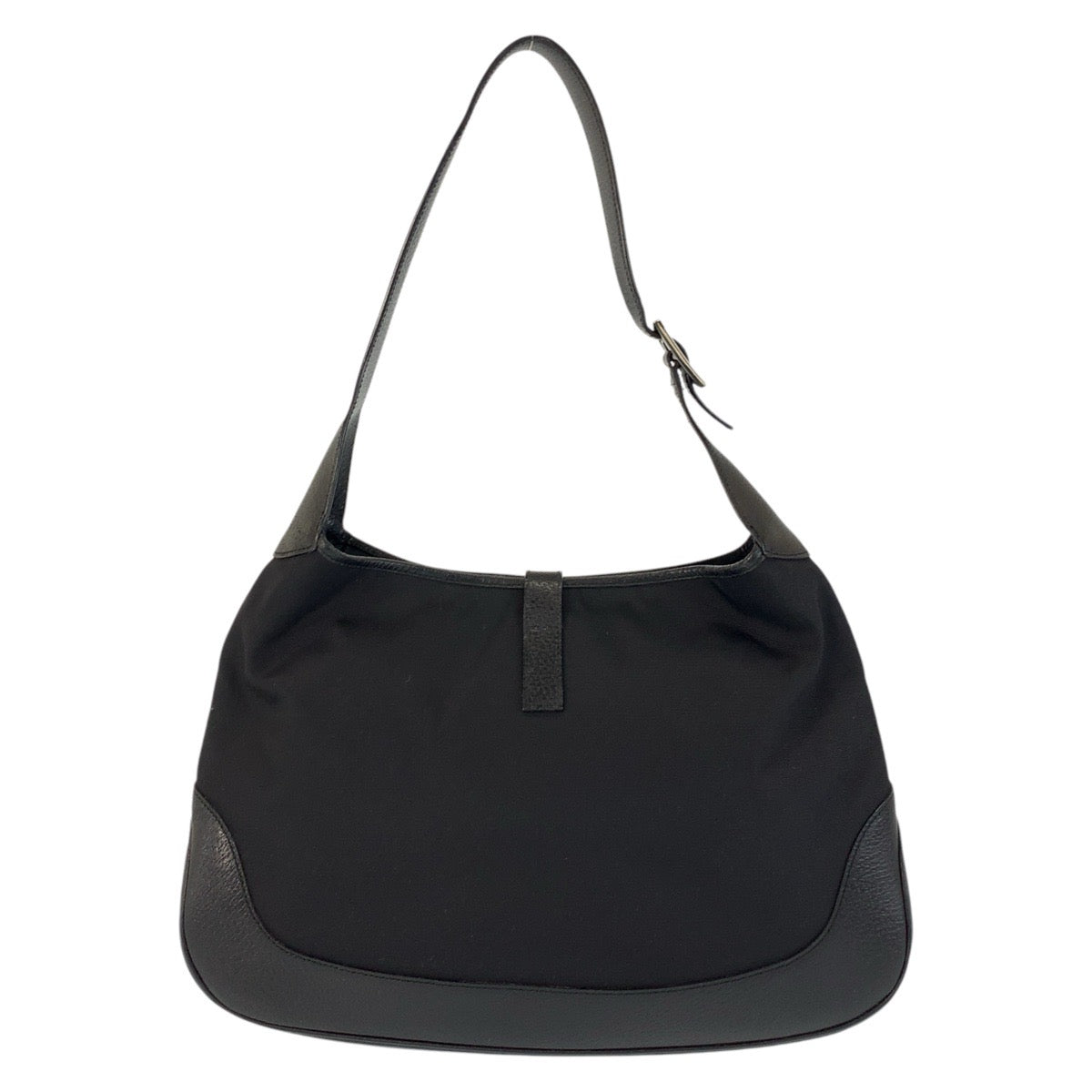17458
GUCCI グッチ ジャッキー ブラック 黒 ナイロン / レザー 001 3346 ホーボー ショルダーバッグ レディース ABP48