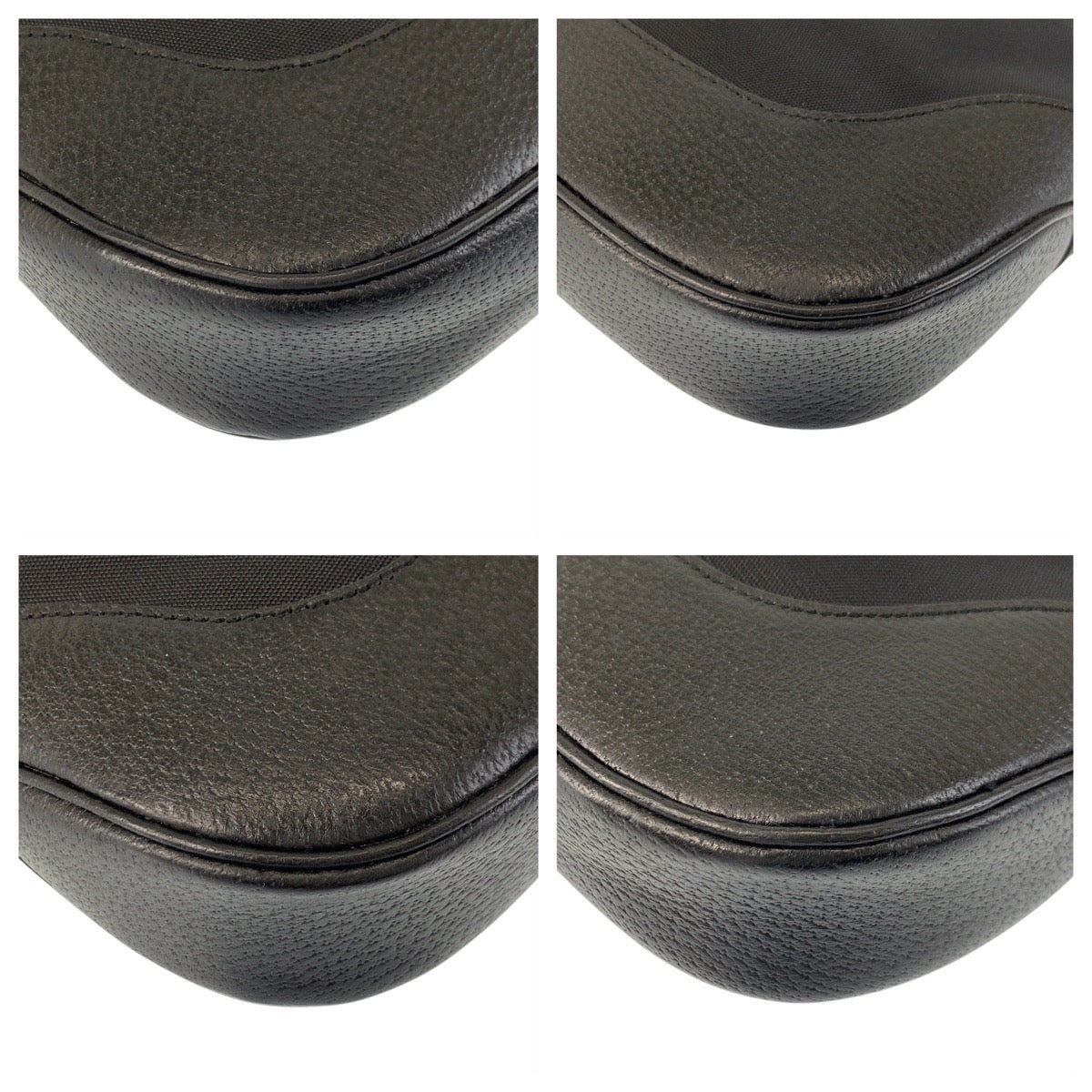 17458
GUCCI グッチ ジャッキー ブラック 黒 ナイロン / レザー 001 3346 ホーボー ショルダーバッグ レディース ABP48