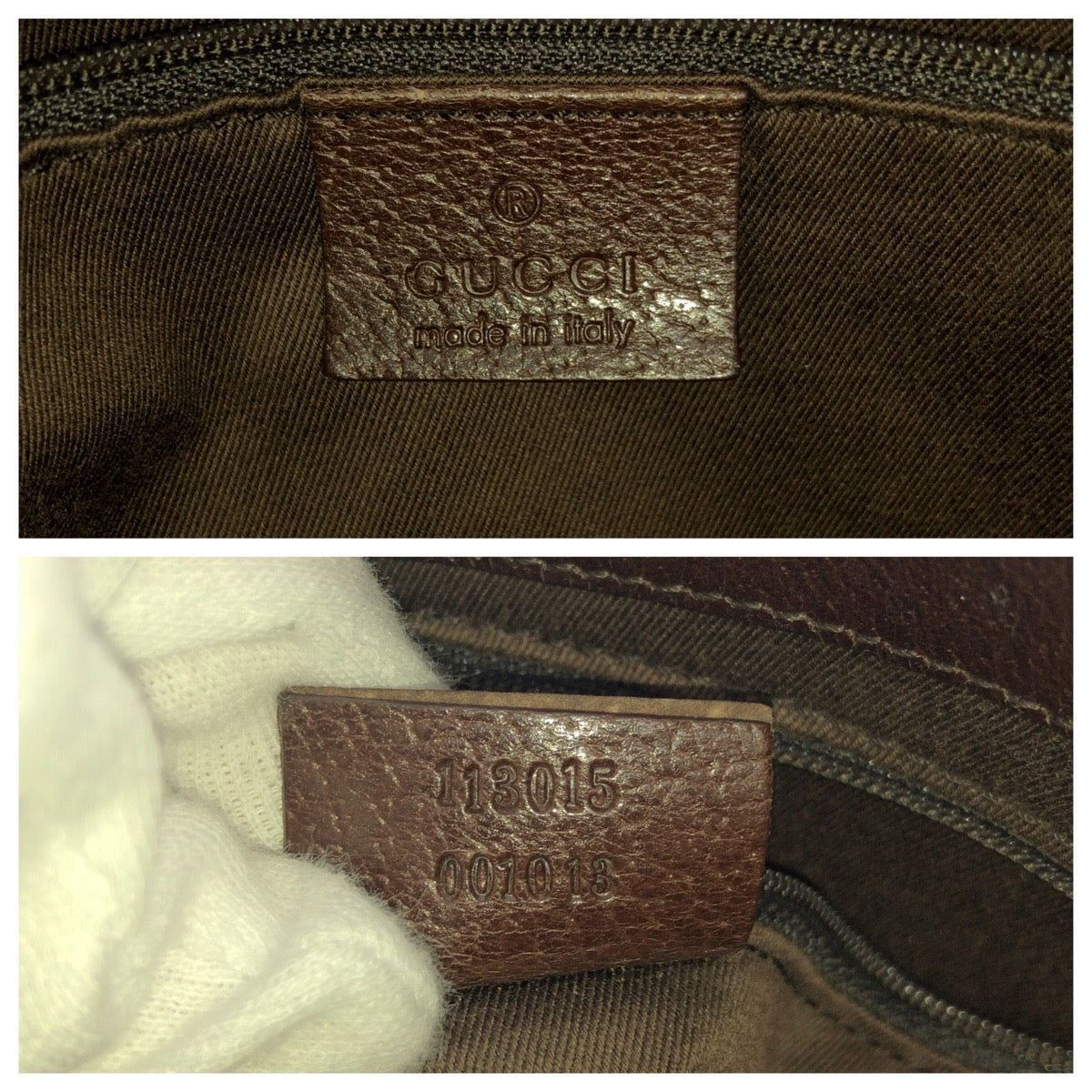 17462
GUCCI グッチ ベージュ ダークブラウン シルバー金具 GGキャンバス 113015 トートバッグ ハンドバッグ  レディース ABP35