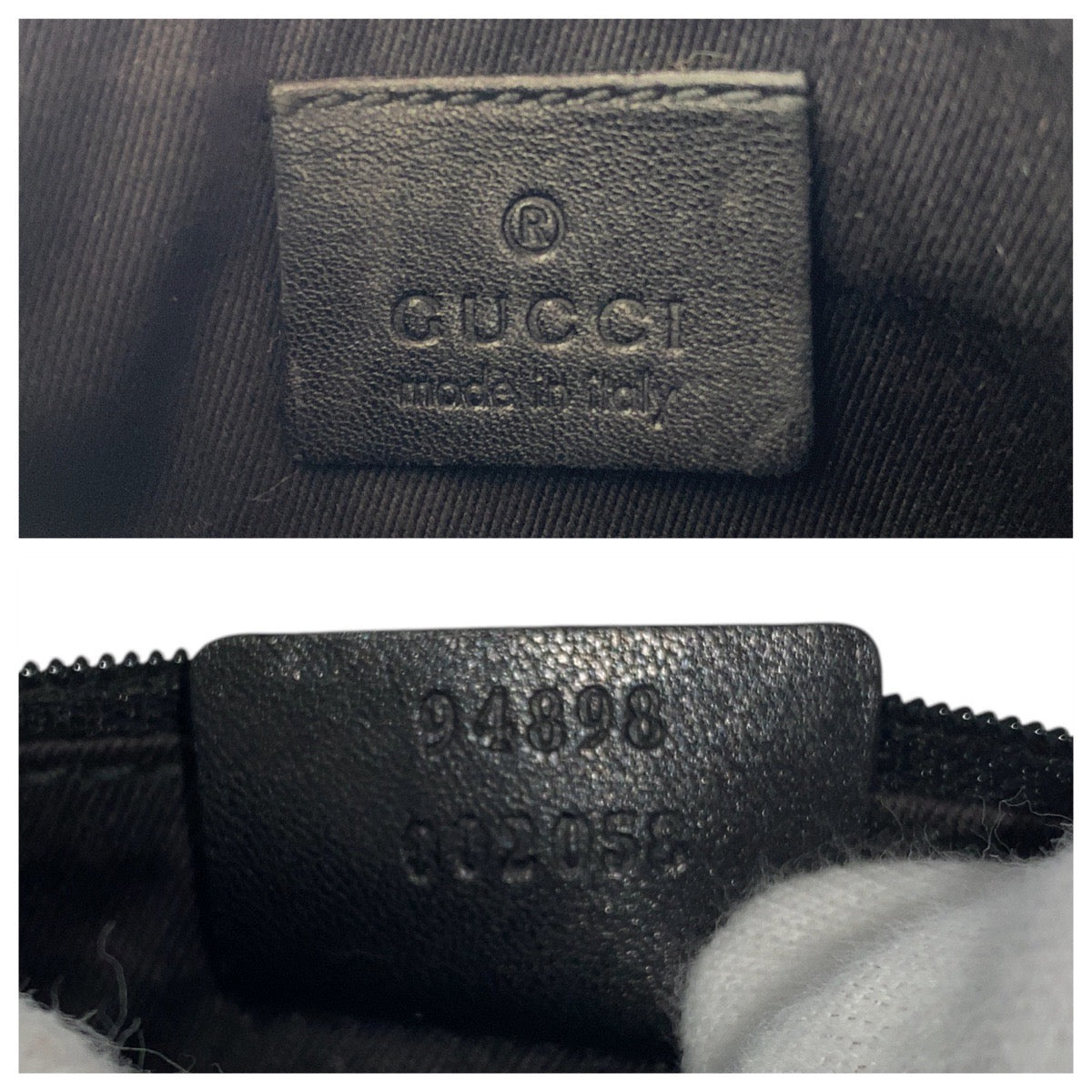 17469
GUCCI グッチ ブラック 黒 GGキャンバス / レザー 94898 トートバッグ ショルダーバッグ  レディース AB22