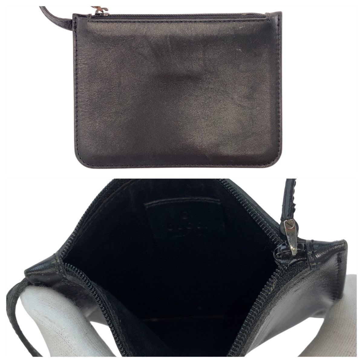 17469
GUCCI グッチ ブラック 黒 GGキャンバス / レザー 94898 トートバッグ ショルダーバッグ  レディース AB22