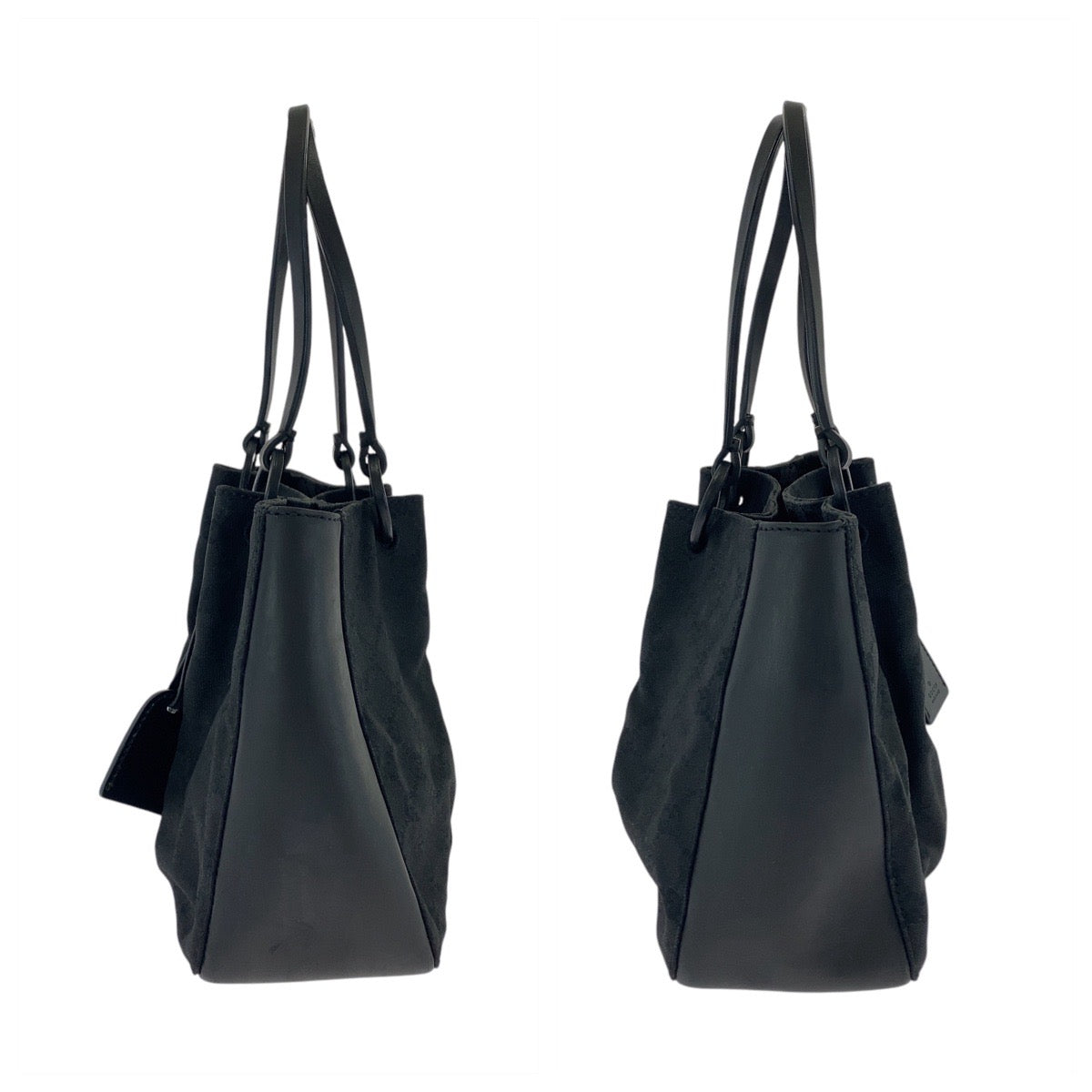 17469
GUCCI グッチ ブラック 黒 GGキャンバス / レザー 94898 トートバッグ ショルダーバッグ  レディース AB22