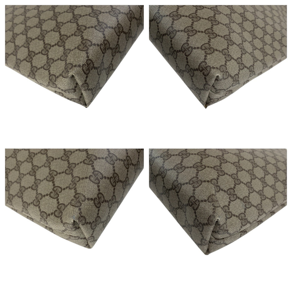 17470
GUCCI グッチ ヴィンテージ オールドグッチ シェリーライン ブラウン ゴールド金具 GGスプリームキャンバス / レザー トートバッグ ショルダーバッグ  レディース