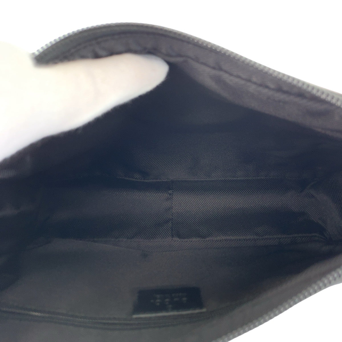 17482
GUCCI グッチ ブラック 黒 シルバー金具 GGキャンバス / レザー 001 4205 ショルダーバッグ  レディース ABP34