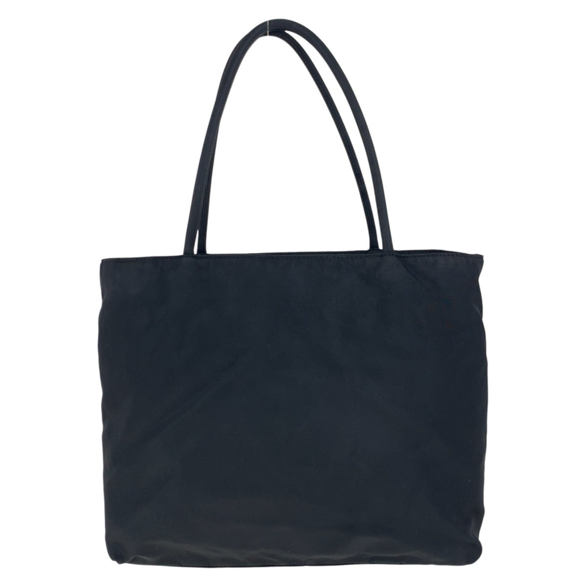 17485
PRADA プラダ テスート 三角ロゴプレート ブラック 黒 シルバー金具 ナイロン トートバッグ ハンドバッグ  レディース ABP40