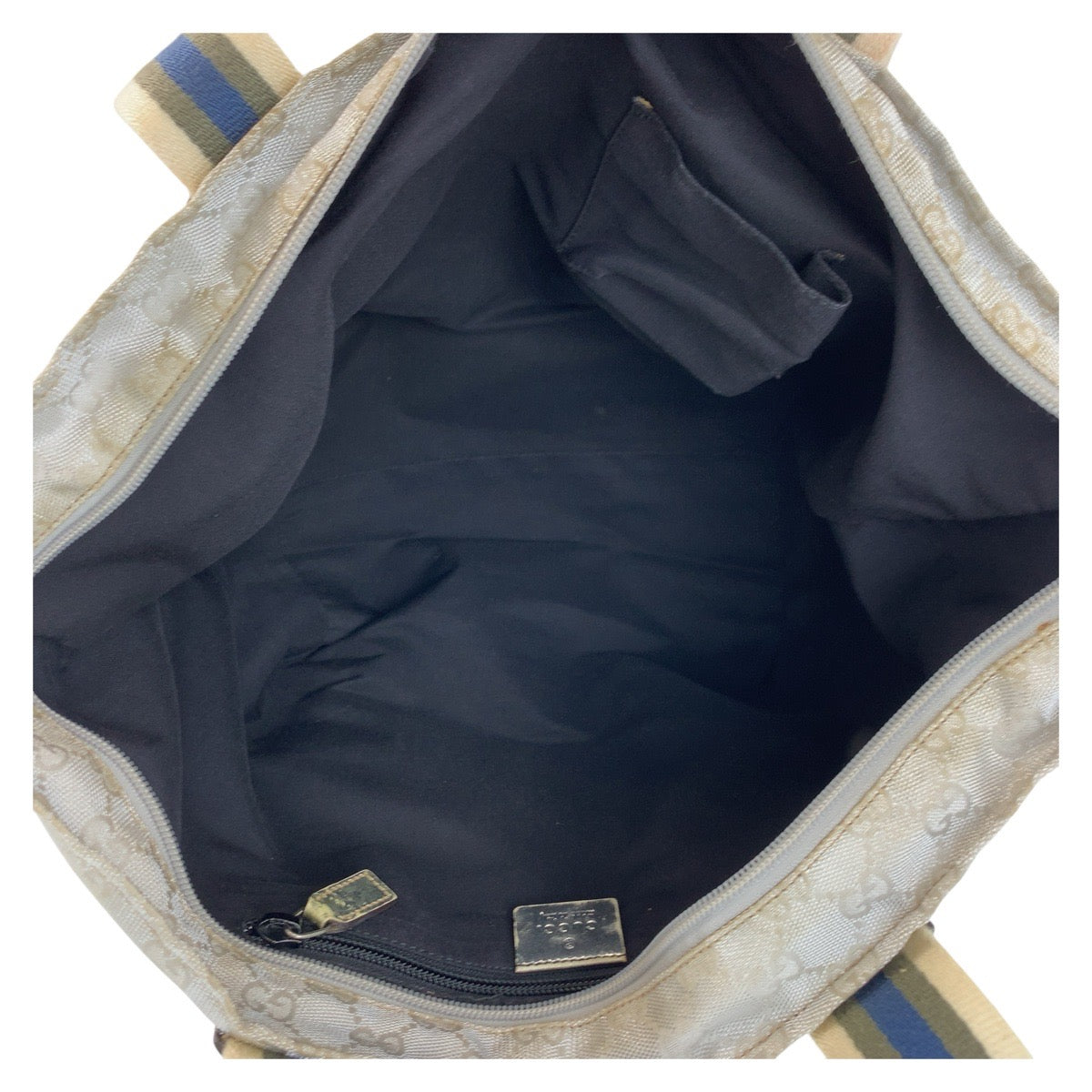 17491
GUCCI グッチ シェリーライン シルバー GGキャンバス 131230 トートバッグ ショルダーバッグ  レディース B26