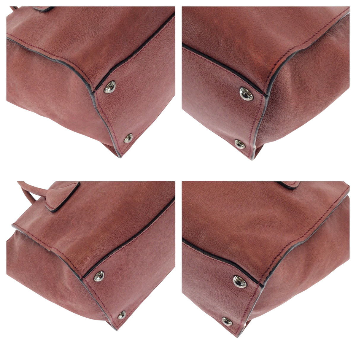 17492
PRADA プラダ 三角ロゴプレート ダスティピンク シルバー金具 レザー B2625M トートバッグ ショルダーバッグ ハンドバッグ 2way  レディース