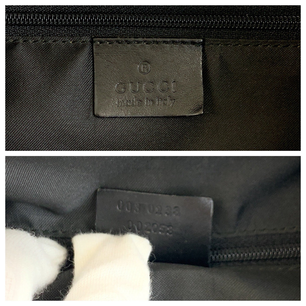 17511
GUCCI GG pattern Black Silver hardware Nylon 003 0238 Backpack for women ABP52