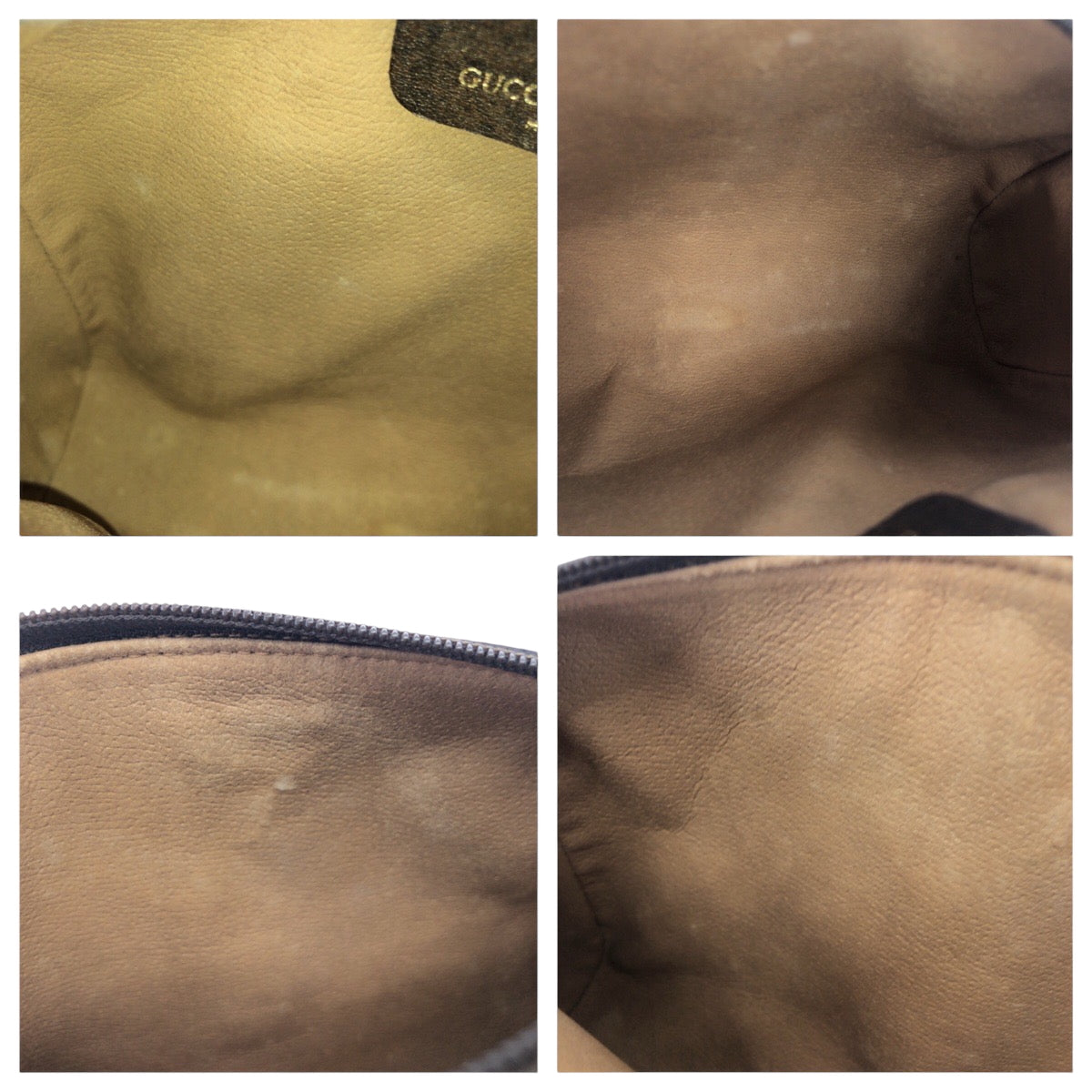 17527
GUCCI グッチ ヴィンテージ オールドグッチ シェリーライン ベージュ ブラウン ゴールド金具 GGスプリームキャンバス 89 02 018 ショルダーバッグ ポシェット  レディース AB45