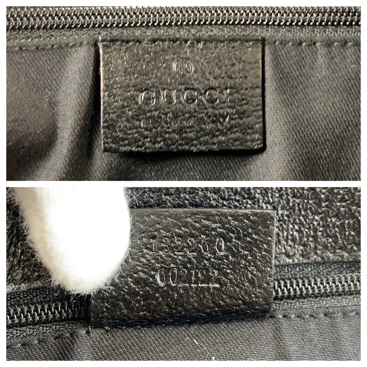 17531
GUCCI グッチ ブラック 黒 シルバー金具 GGキャンバス / レザー 132260 ショルダーバッグ トートバッグ  レディース ABP40