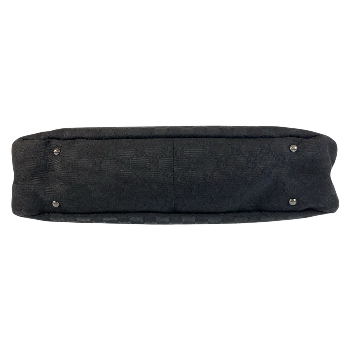 17531
GUCCI グッチ ブラック 黒 シルバー金具 GGキャンバス / レザー 132260 ショルダーバッグ トートバッグ  レディース ABP40