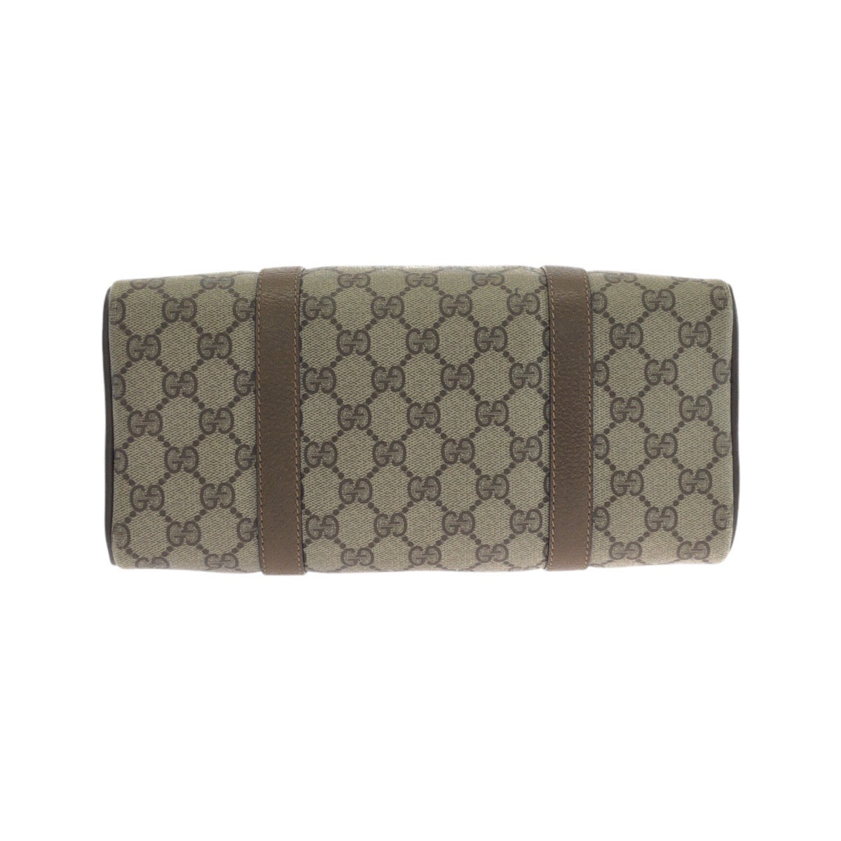 17534
GUCCI グッチ ヴィンテージ シェリーライン オールドグッチ ベージュ ブラウン ゴールド金具 GGスプリームキャンバス / レザー 39.02.006 ハンドバッグ ボストンバッグ  レディース AB39