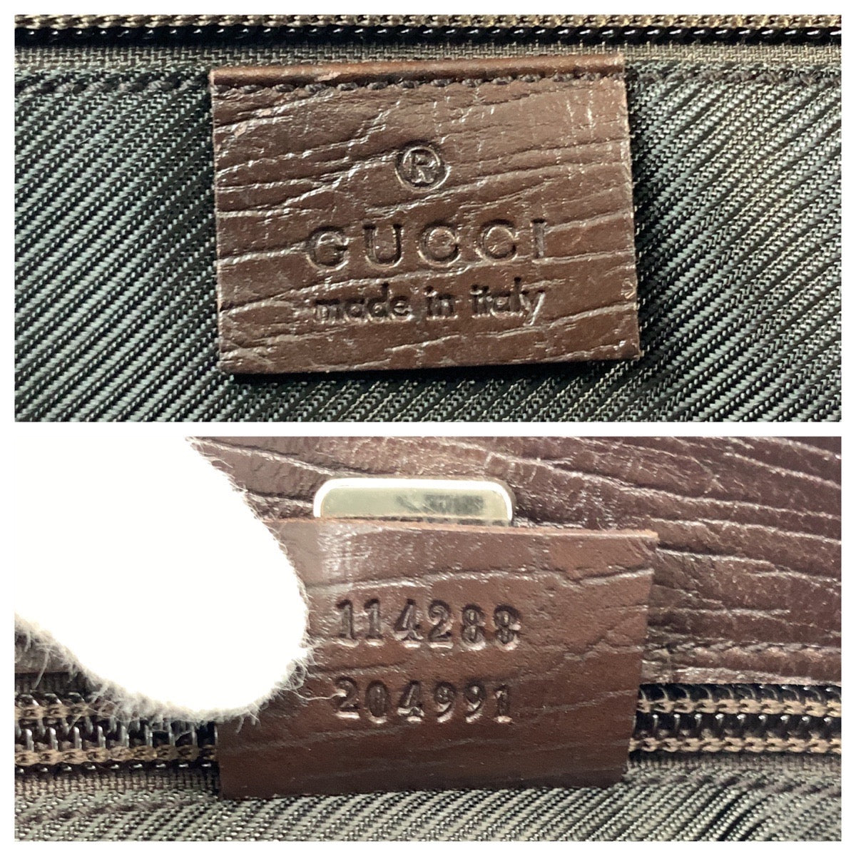 17576
GUCCI グッチ ベージュ ブラウン GGスプリームキャンバス / レザー 114288 トートバッグ ショルダーバッグ  レディース ABP48