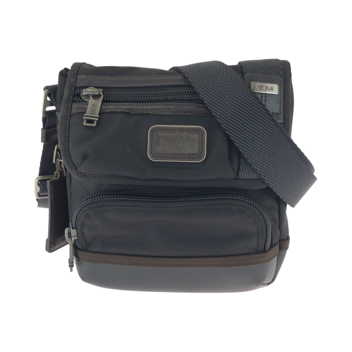 17578
TUMI トゥミ ALPHA BRAVO Barstow Crossbody ブラック ブラウン シルバー金具 ナイロン 222306HK2 ショルダーバッグ ポシェット  メンズ ABP16