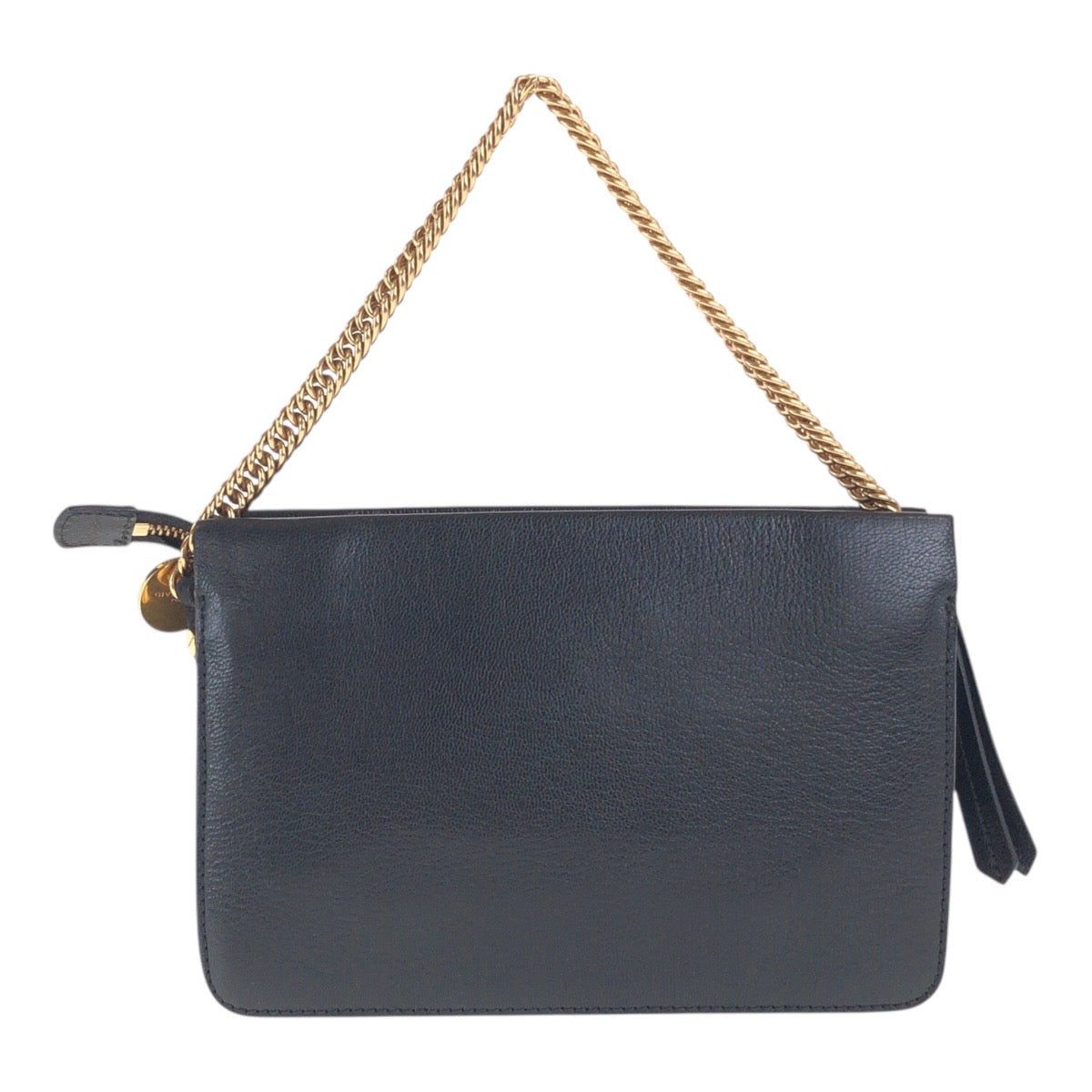 17581
Givenchy ジバンシー ブラック 黒 ゴールド金具 レザー ショルダーバッグ ハンドバッグ 2WAY  レディース