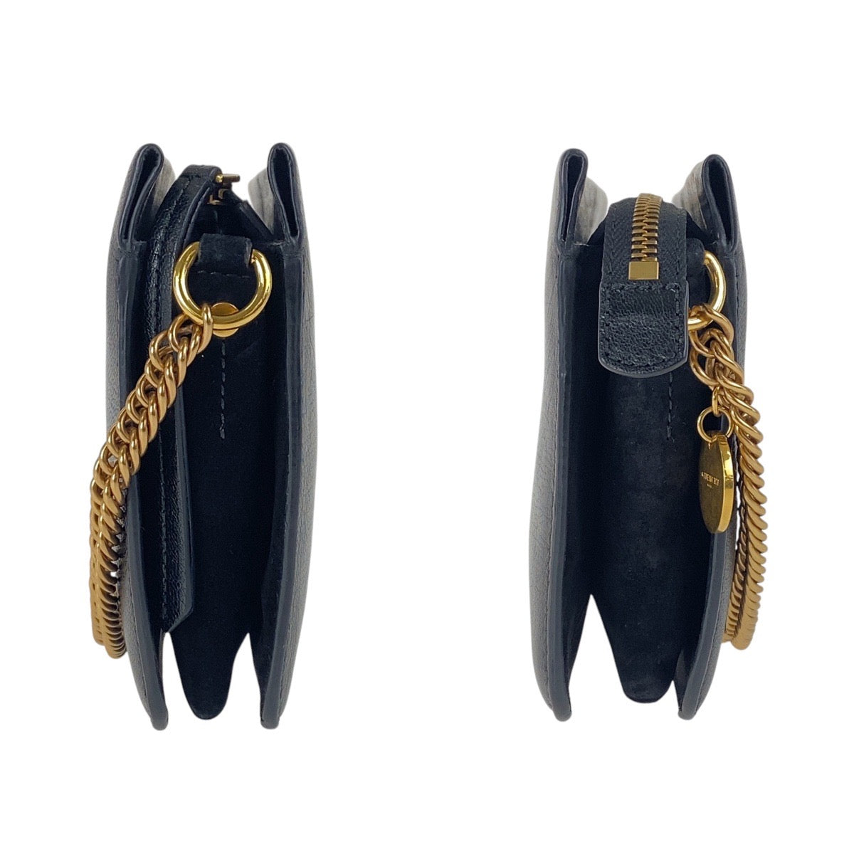 17581
Givenchy ジバンシー ブラック 黒 ゴールド金具 レザー ショルダーバッグ ハンドバッグ 2WAY  レディース
