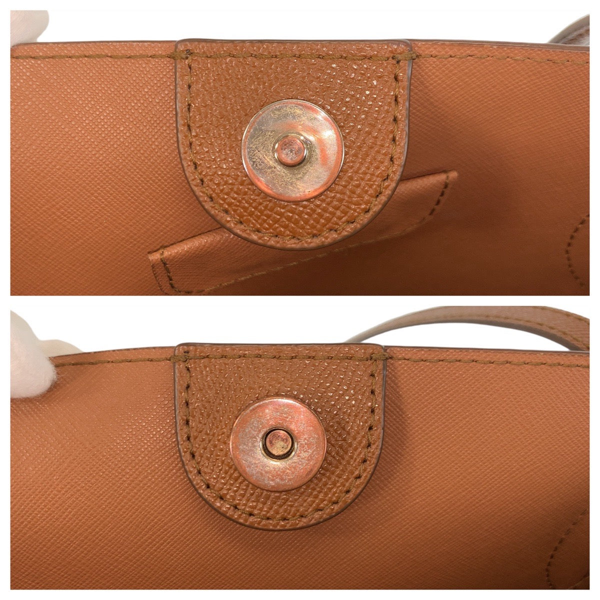17582
Furla フルラ ヴィットリア エル トート ブラウン ゴールド金具 レザー トートバッグ ショルダーバッグ  レディース A13