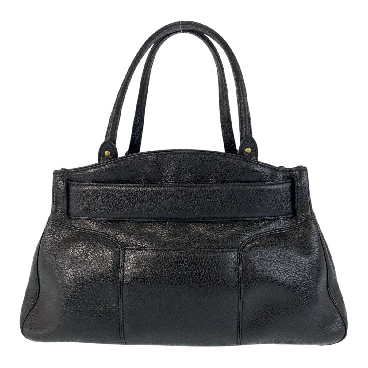 17588
COLE HAAN コールハーン ブラック 黒 ゴールド金具 レザー ハンドバッグ  レディース ABP7