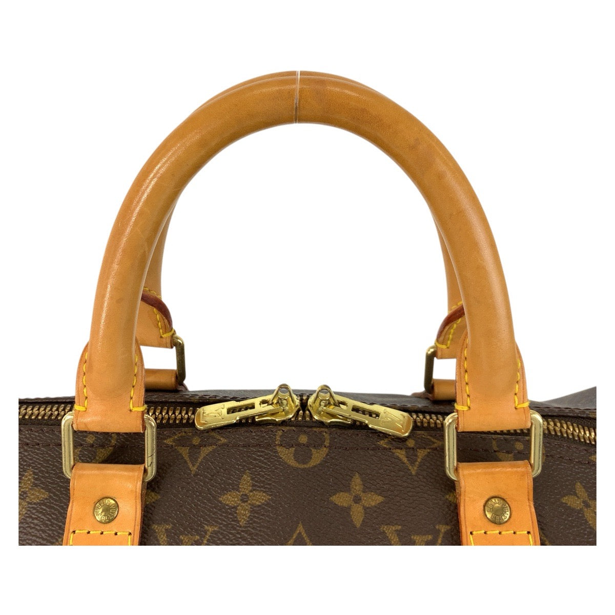 17591
LOUIS VUITTON ルイヴィトン モノグラム キーポル50 バンドリエール ブラウン ゴールド金具 PVC / レザー M41426 ボストンバッグ ショルダーバッグ 2way  メンズ ABP110