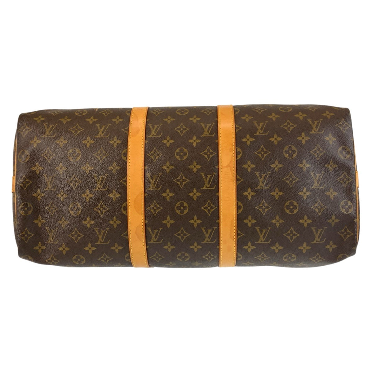 17591
LOUIS VUITTON ルイヴィトン モノグラム キーポル50 バンドリエール ブラウン ゴールド金具 PVC / レザー M41426 ボストンバッグ ショルダーバッグ 2way  メンズ ABP110