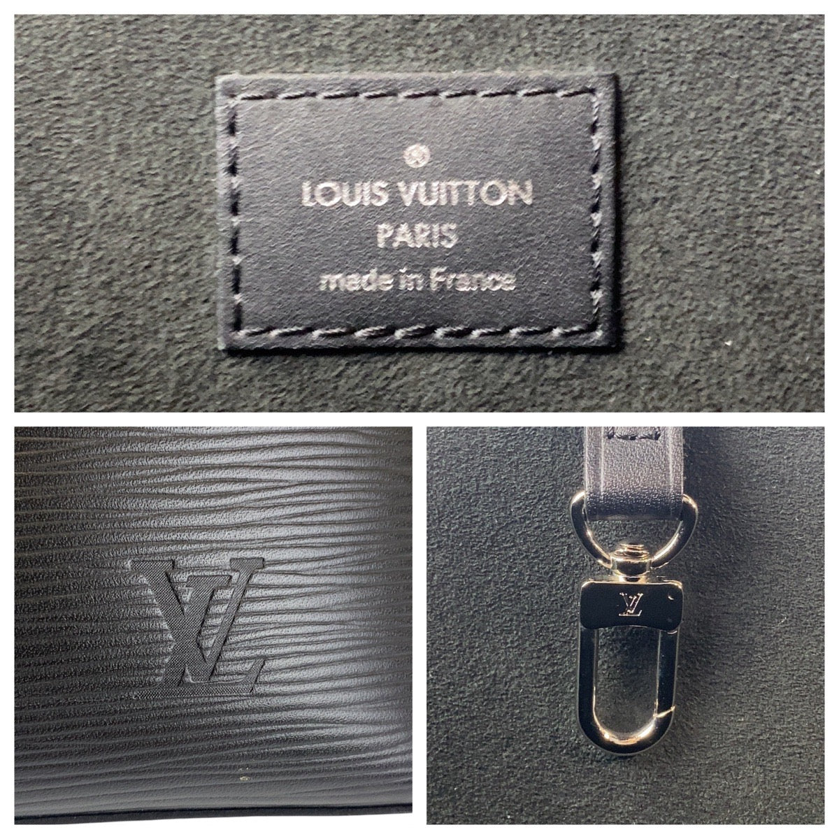 17592
LOUIS VUITTON ルイヴィトン エピ ネヴァーフルMM ブラック ノワール シルバー金具 レザー M40932 ショルダーバッグ  レディース