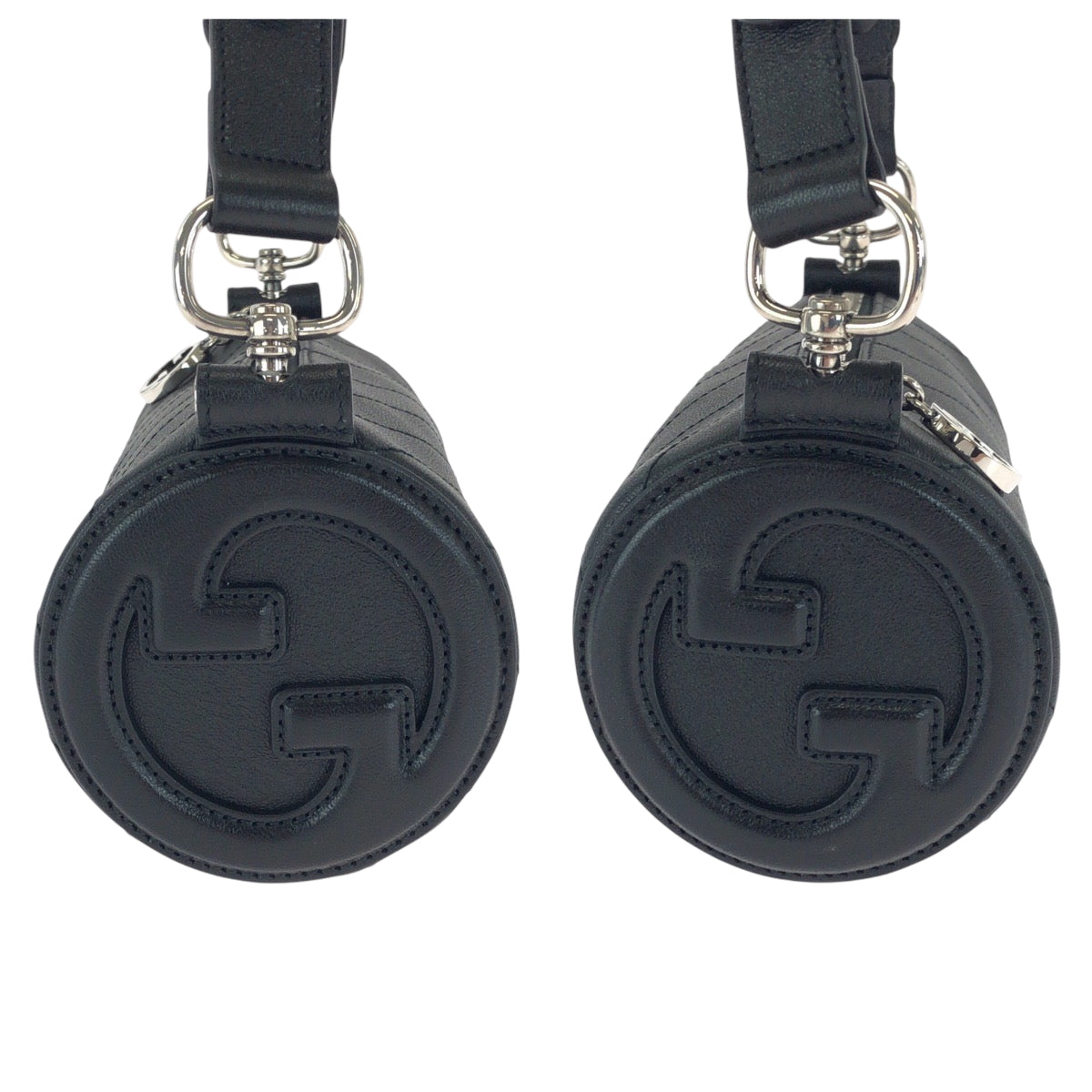 17595
GUCCI グッチ ブロンディ ブラック 黒 シルバー金具 レザー 760169 ワンショルダーバッグ ハンドバッグ  レディース