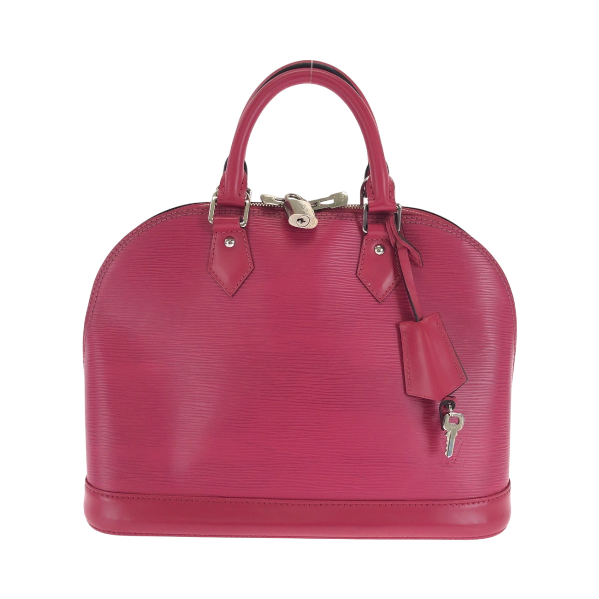 17598
LOUIS VUITTON ルイヴィトン エピ アルマ フューシャ ピンク シルバー金具 エピレザー M40490 ハンドバッグ  レディース ABP75